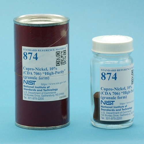 SRM 874 銅鎳,10%(CDA 706)“高純度”標準品