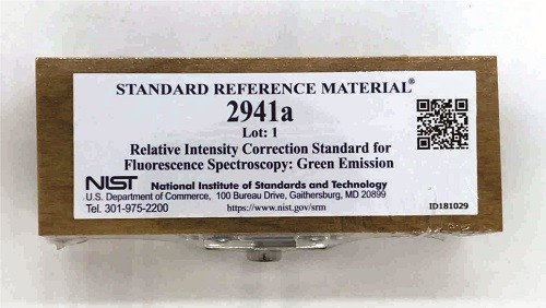 SRM 2941a    熒光光譜相對強度校正標準:綠色發射