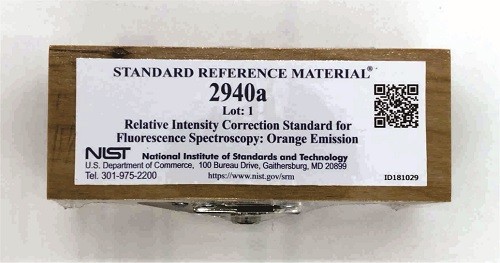 SRM 2940a 熒光光譜的相對強度校正標準:橙色發射