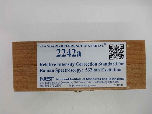 SRM 2242a  拉曼光譜的相對強度校正標準:532 nm激發標準品