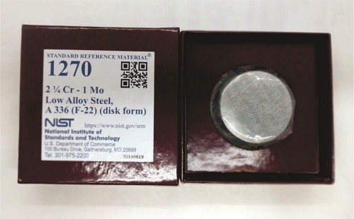 SRM 1270 La鋼,Cr-Mo(A 336)(F-22)標準品